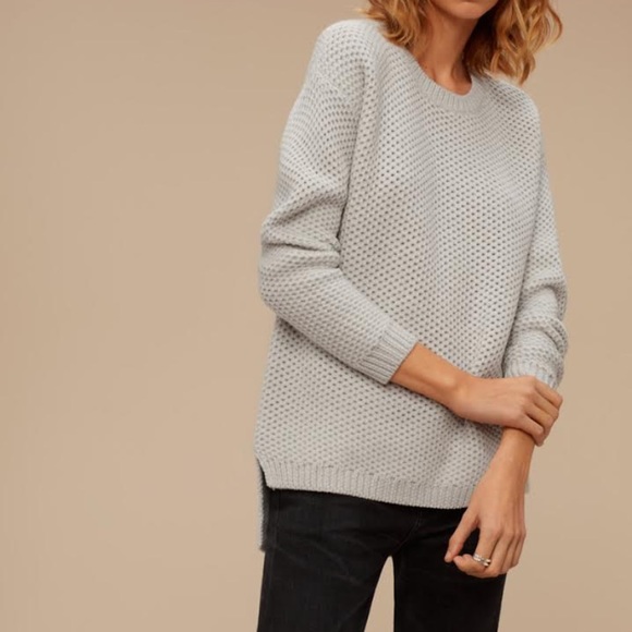 WILFRED FREE ISABELLI SWEATER- Color Charcoal Grey